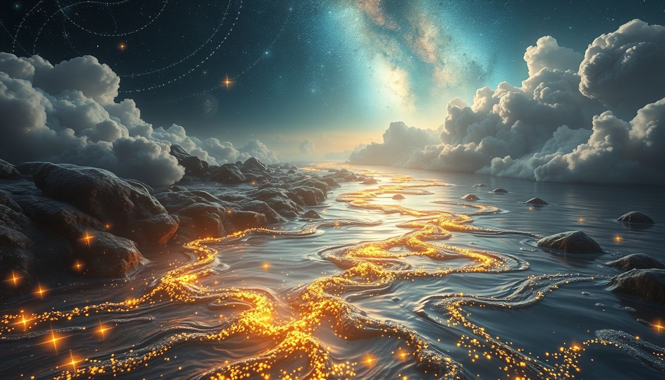 Dromen over goud in een rivier symboliseren onverwachte rijkdom en geluk.