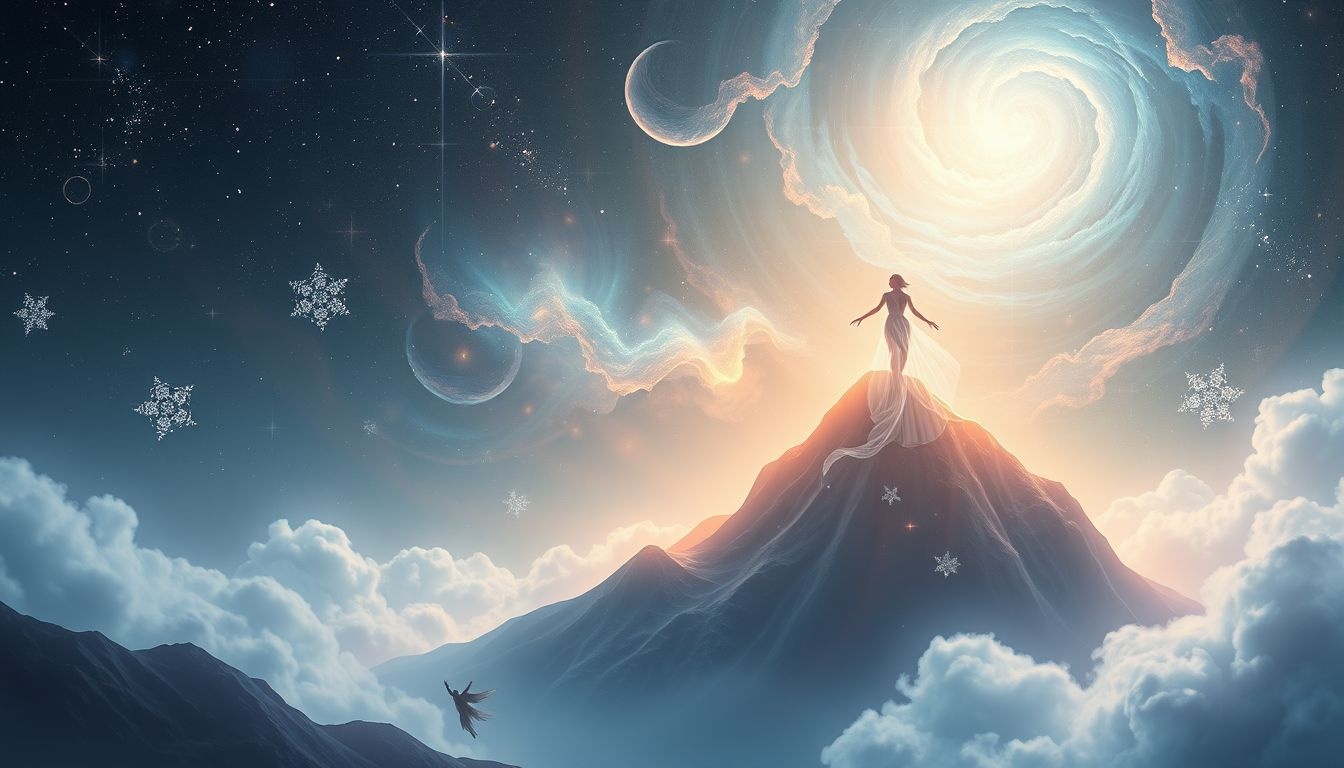 Dromen over vliegen op een nok symboliseert vrijheid en overzicht.