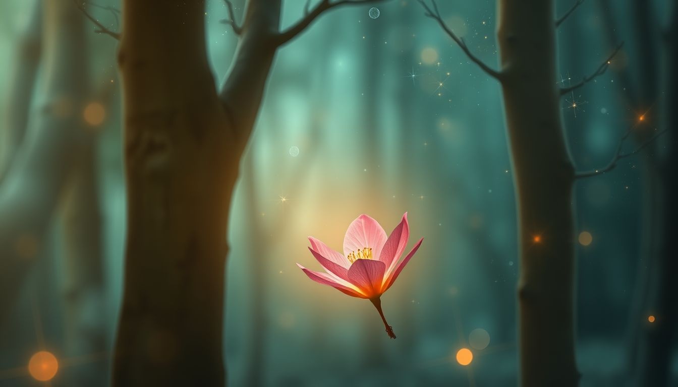 Dromen van azalea's in het bos symboliseren diepe natuurverbinding.