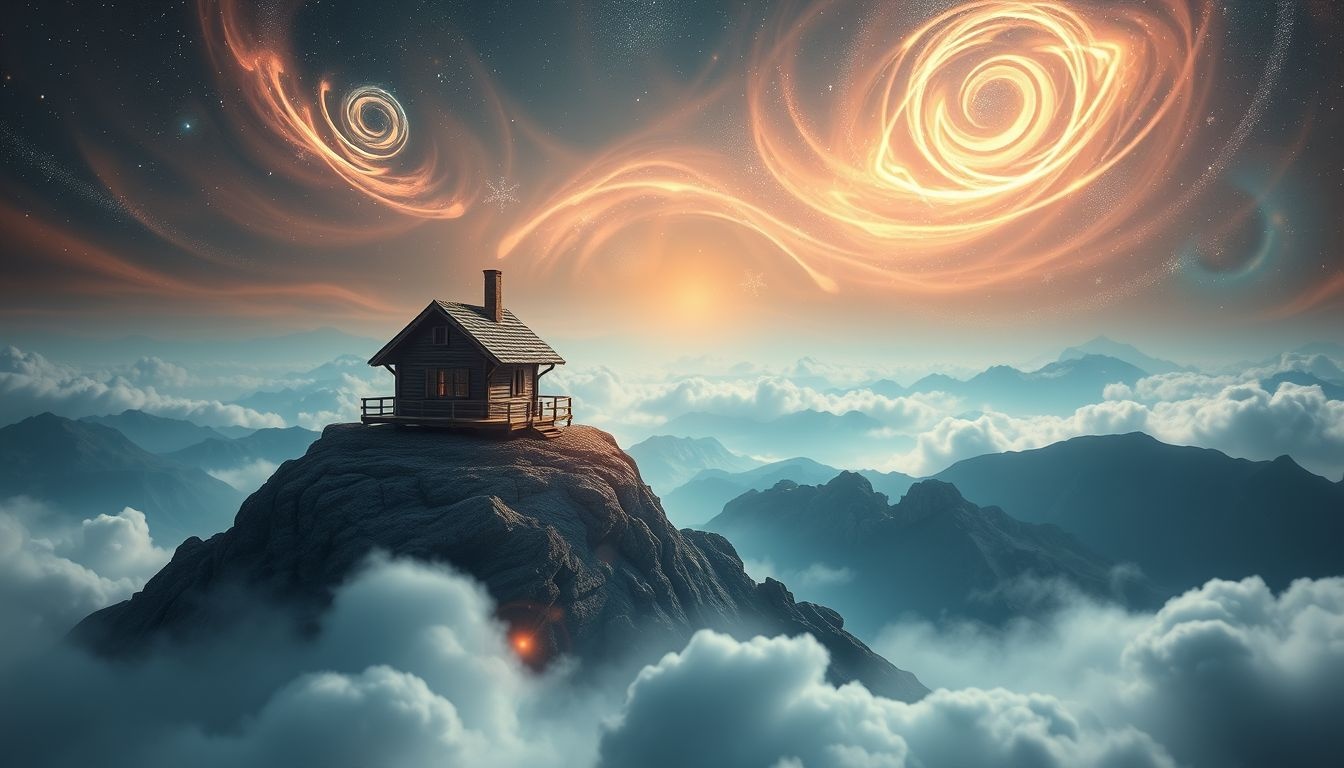 Een boerenhuisje symboliseert veerkracht en verbondenheid met de natuur.