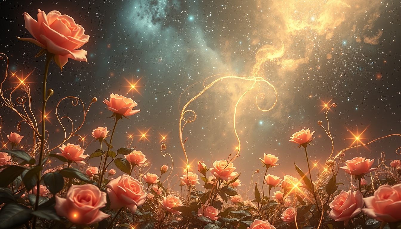 Dromen over onkruid in een rozengaard symboliseert verborgen zorgen.