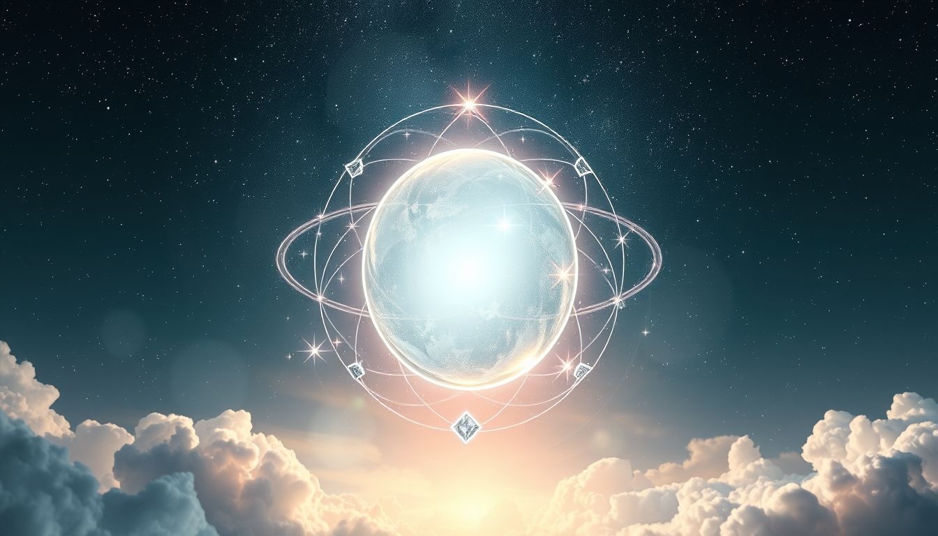 Een zilveren spiegel symboliseert zelfreflectie en innerlijke waarheid.