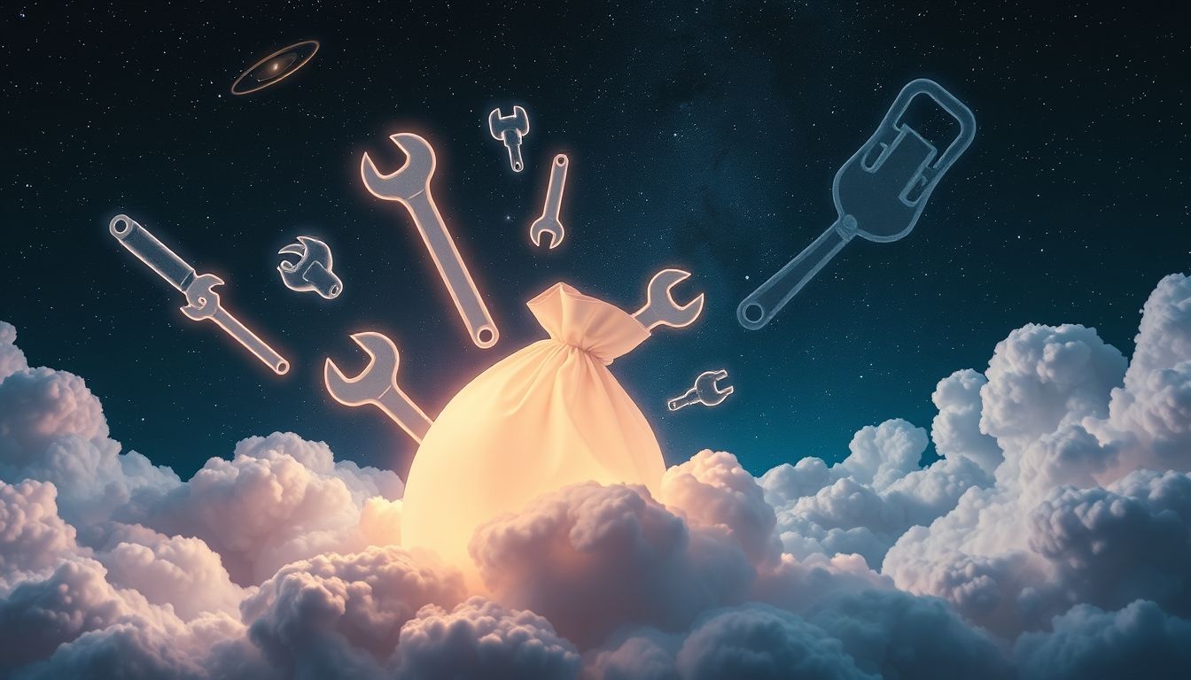 Een tas vullen symboliseert voorbereiding op nieuwe uitdagingen.