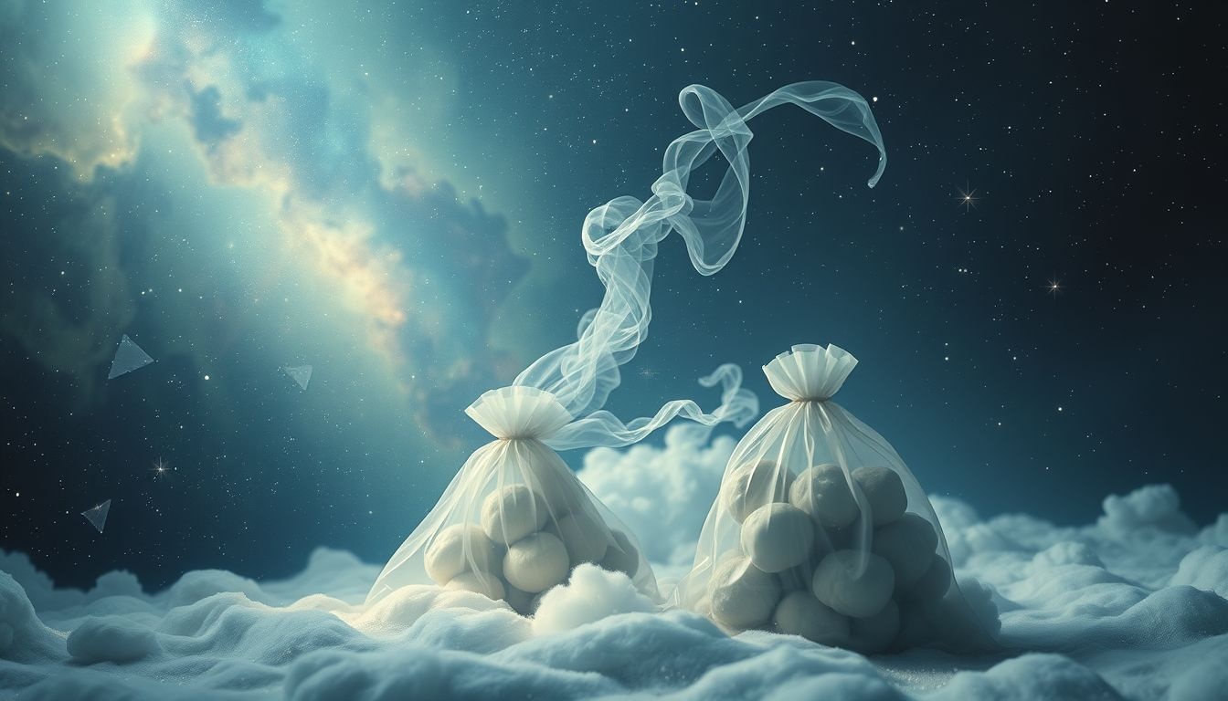 Een tas vullen met spijt symboliseert onverwerkte emoties en schuldgevoelens.