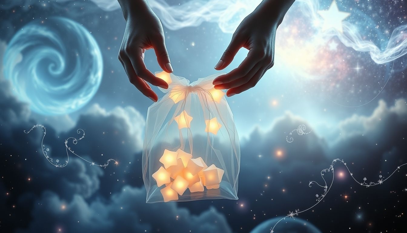 Een tas vullen symboliseert voorbereiding op nieuwe kansen en veranderingen.