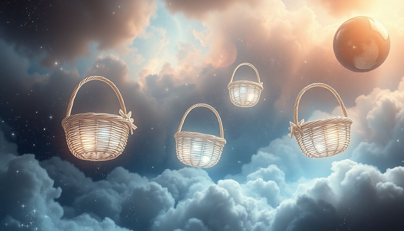 De inhoud van de mand weerspiegelt verborgen emoties in dromen.