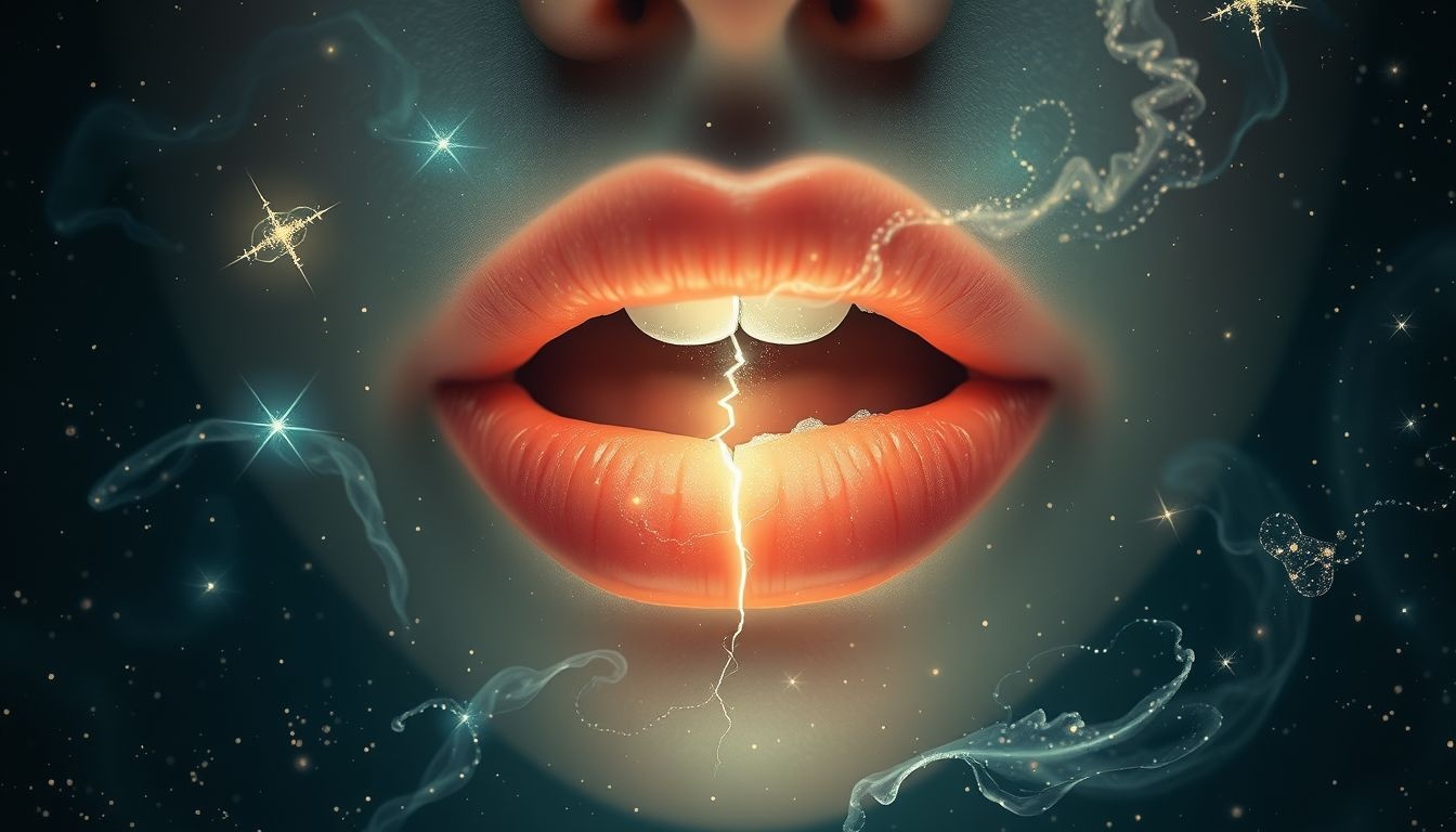 Stekende pijn in de lip wijst op communicatieproblemen en onderdrukte emoties.