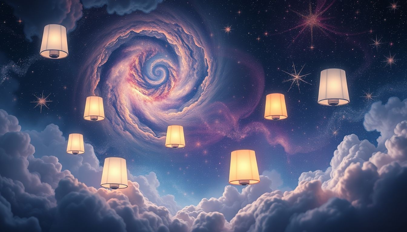 Ronde lampenkappen symboliseren harmonie en geborgenheid in dromen.