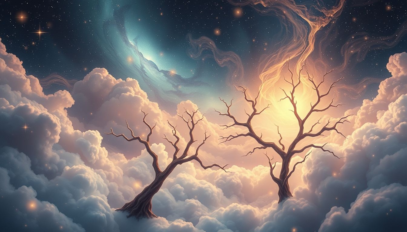 In folklore symboliseren wandelende takken vaak transformatie en verborgen kracht.