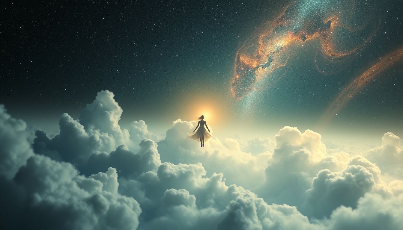 Zweven symboliseert vrijheid en ontsnapping aan dagelijkse problemen.