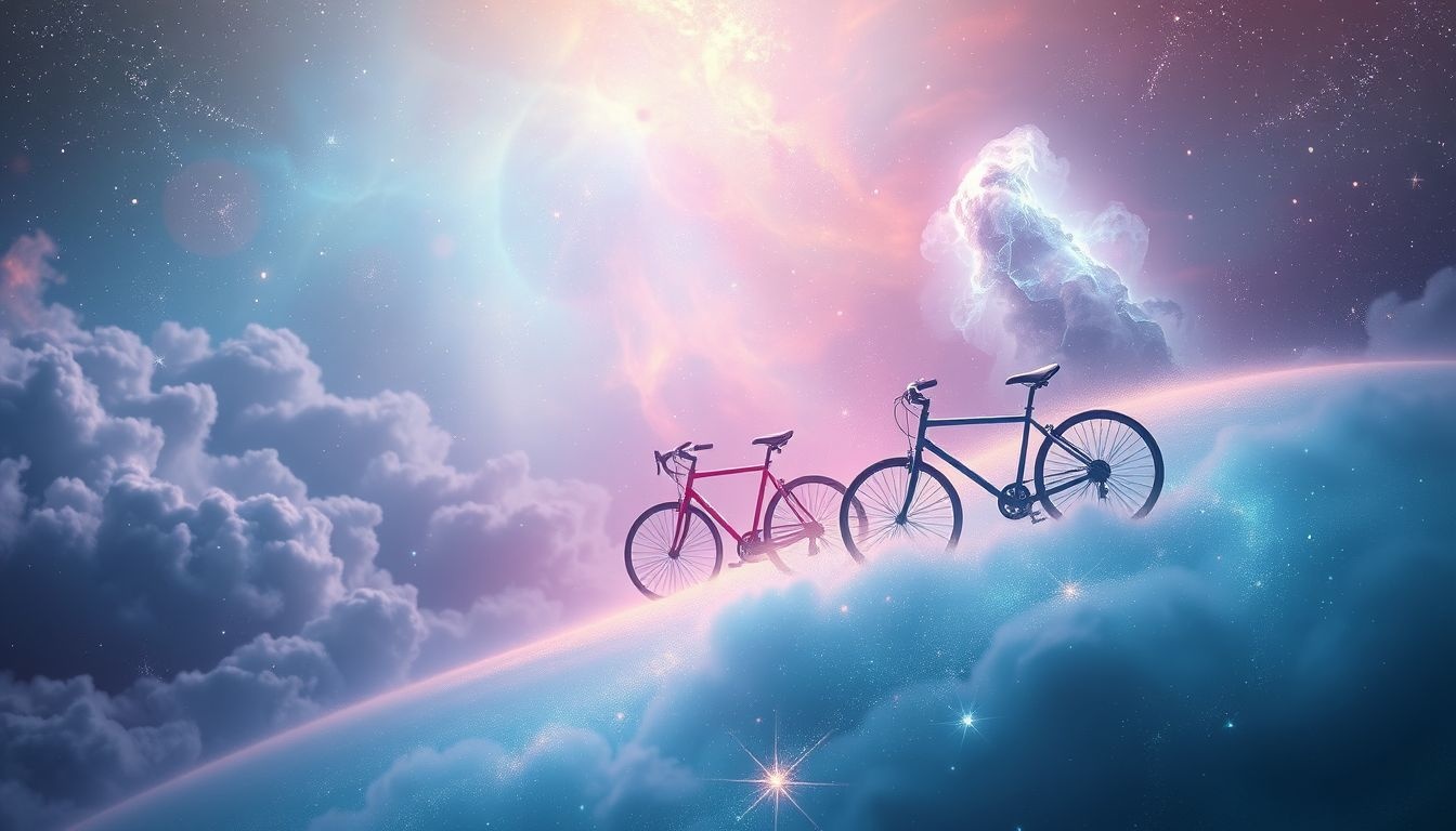 Dromen over fietsen bergopwaarts symboliseert doorzettingsvermogen en uitdaging.