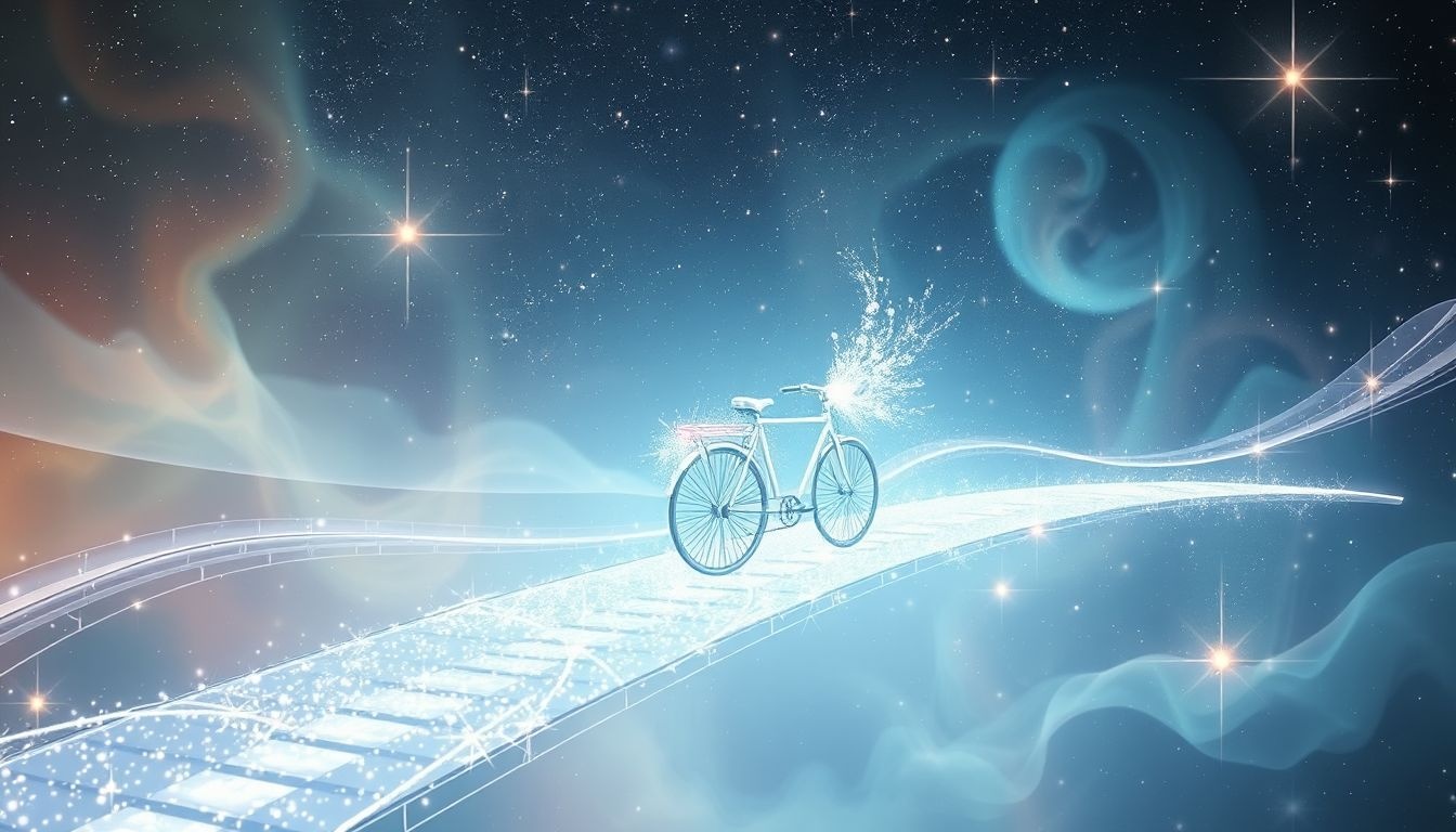 Dromen over fietsen en een brug symboliseren overgang en zelfvertrouwen.