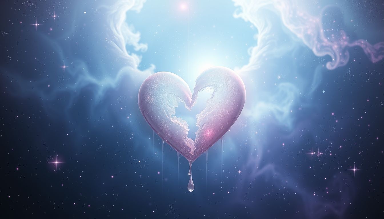 Dromen over huilen om een gebroken hart wijzen op emotionele verwerking.