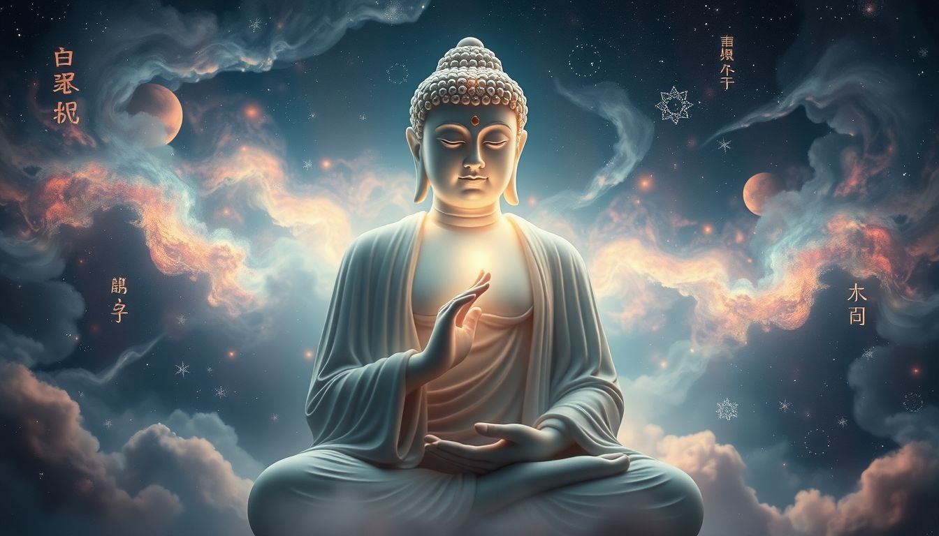 Dromen over Boeddha symboliseert innerlijke vrede en spirituele groei.