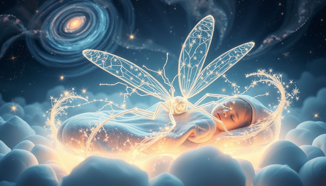 Dromen over insecten in bed symboliseren onrust en verborgen zorgen.