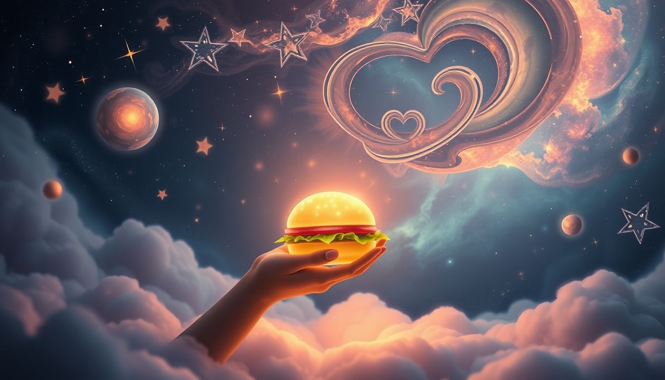 Dromen over burgers symboliseren vaak verlangens naar eenvoud en voldoening.