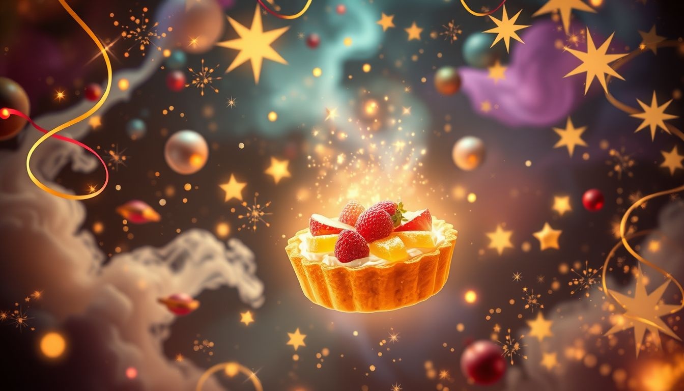 Dromen over fruittaart op feest symboliseert vreugde en delen.