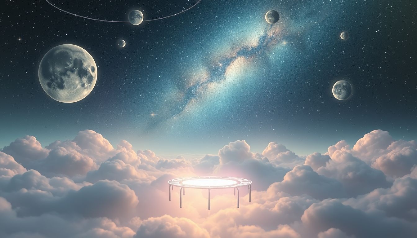 Dromen over trampolines symboliseren vaak vrijheid en onbeperkte mogelijkheden.