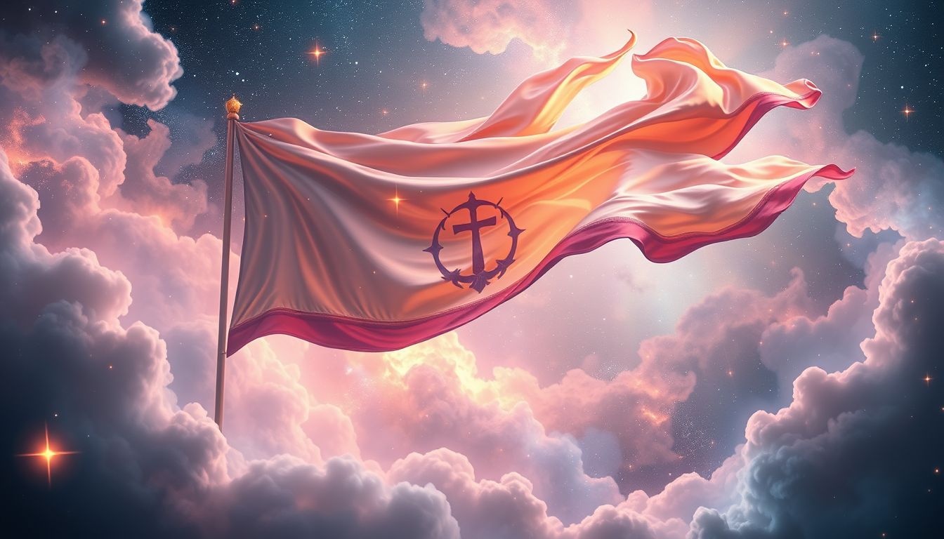 Dromen over fictieve vlaggen symboliseren innerlijke identiteit en idealen.
