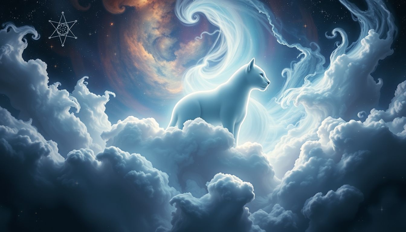 Dromen over een witte puma symboliseert zuiverheid en innerlijke kracht.
