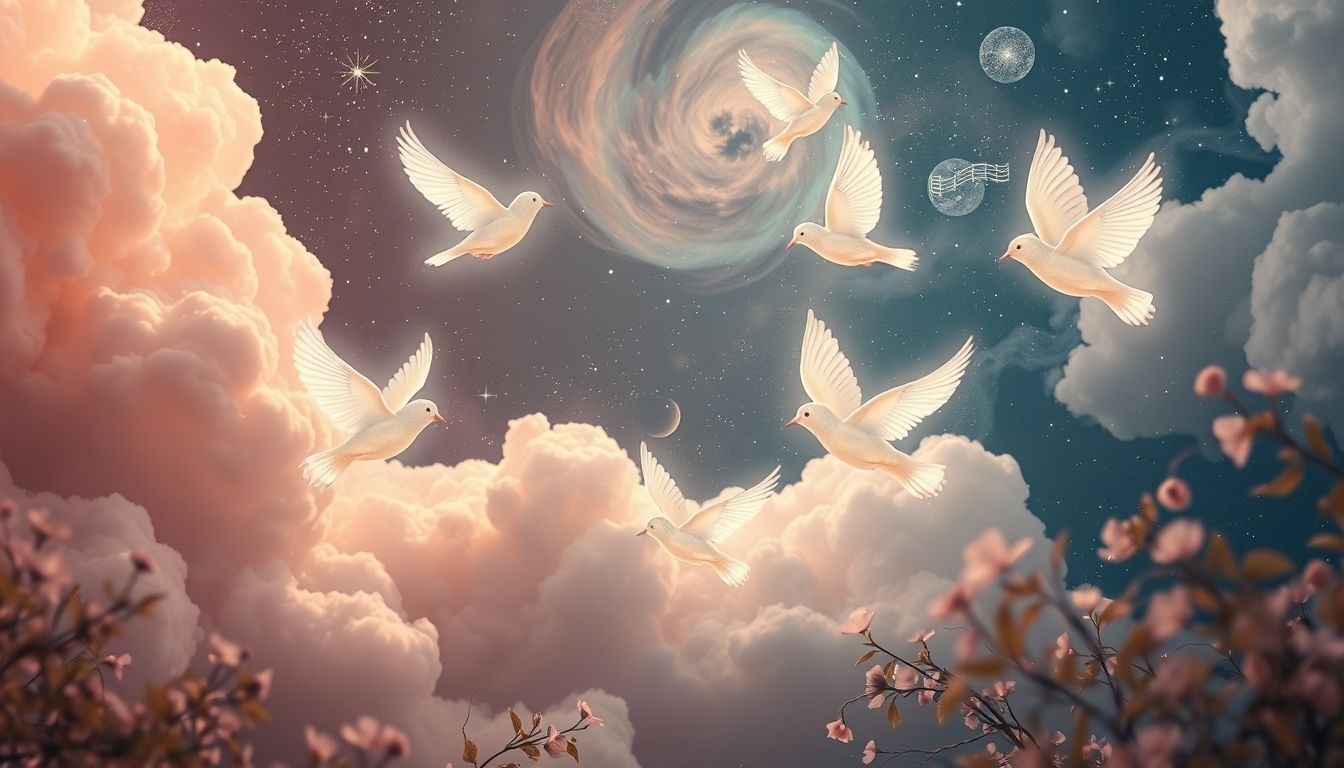 Dromen over gezang in de natuur symboliseren innerlijke vrede en vrijheid.