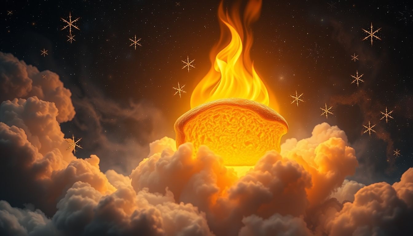 Dromen over brandend maisbrood symboliseert verloren kansen en waarschuwing.