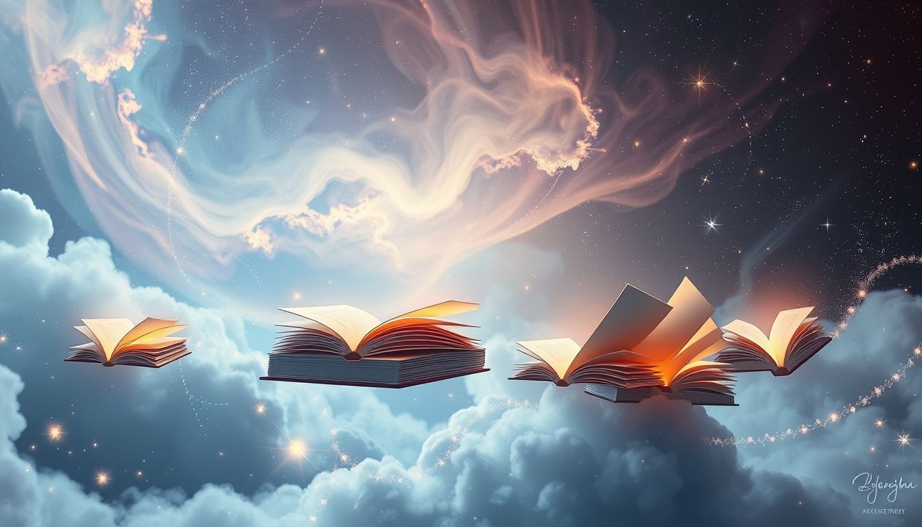 Dromen over zes boeken symboliseren vaak kennis en balans.