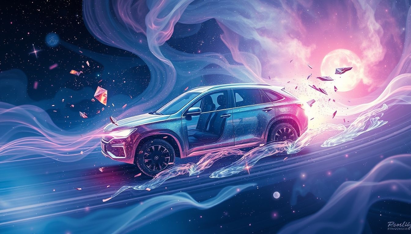 Zelf een auto besturen in een droom symboliseert controleverlies.