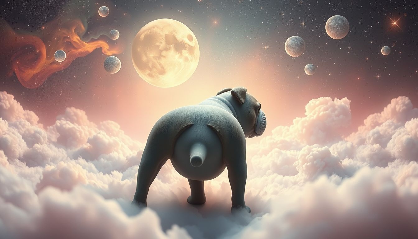 Een bulldog die je negeert symboliseert onverwerkte conflicten en afstand.