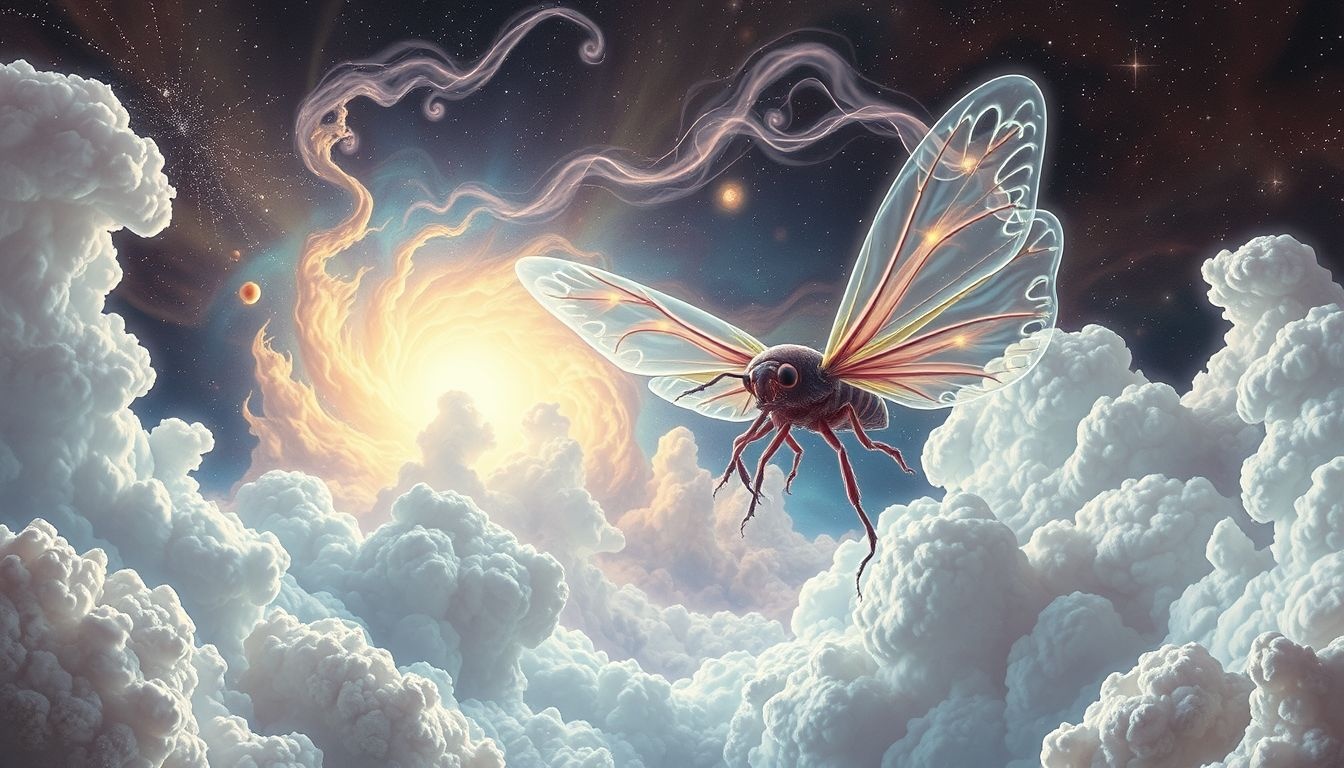 Droom 13 onthult dat braken met insecten innerlijke reiniging symboliseert.