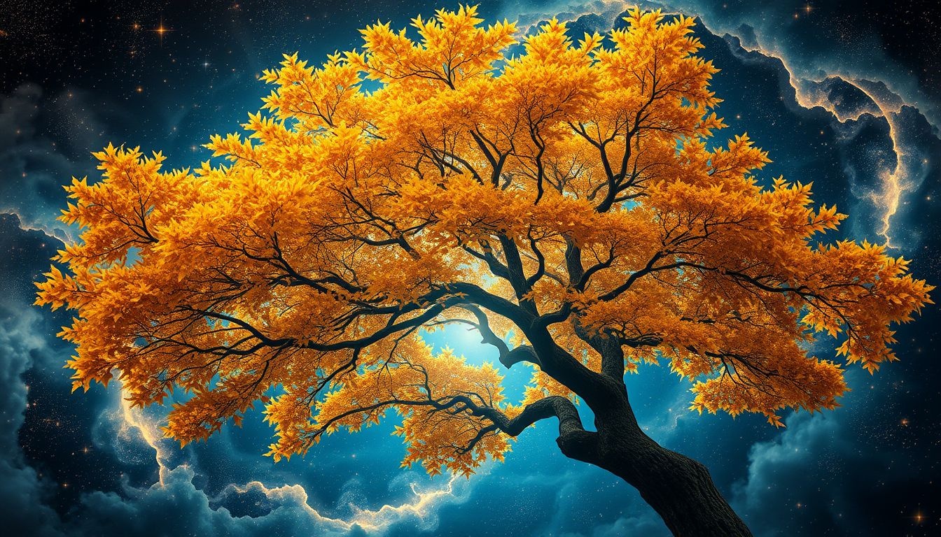 In herfst dromen symboliseert een plataan verandering en loslaten.