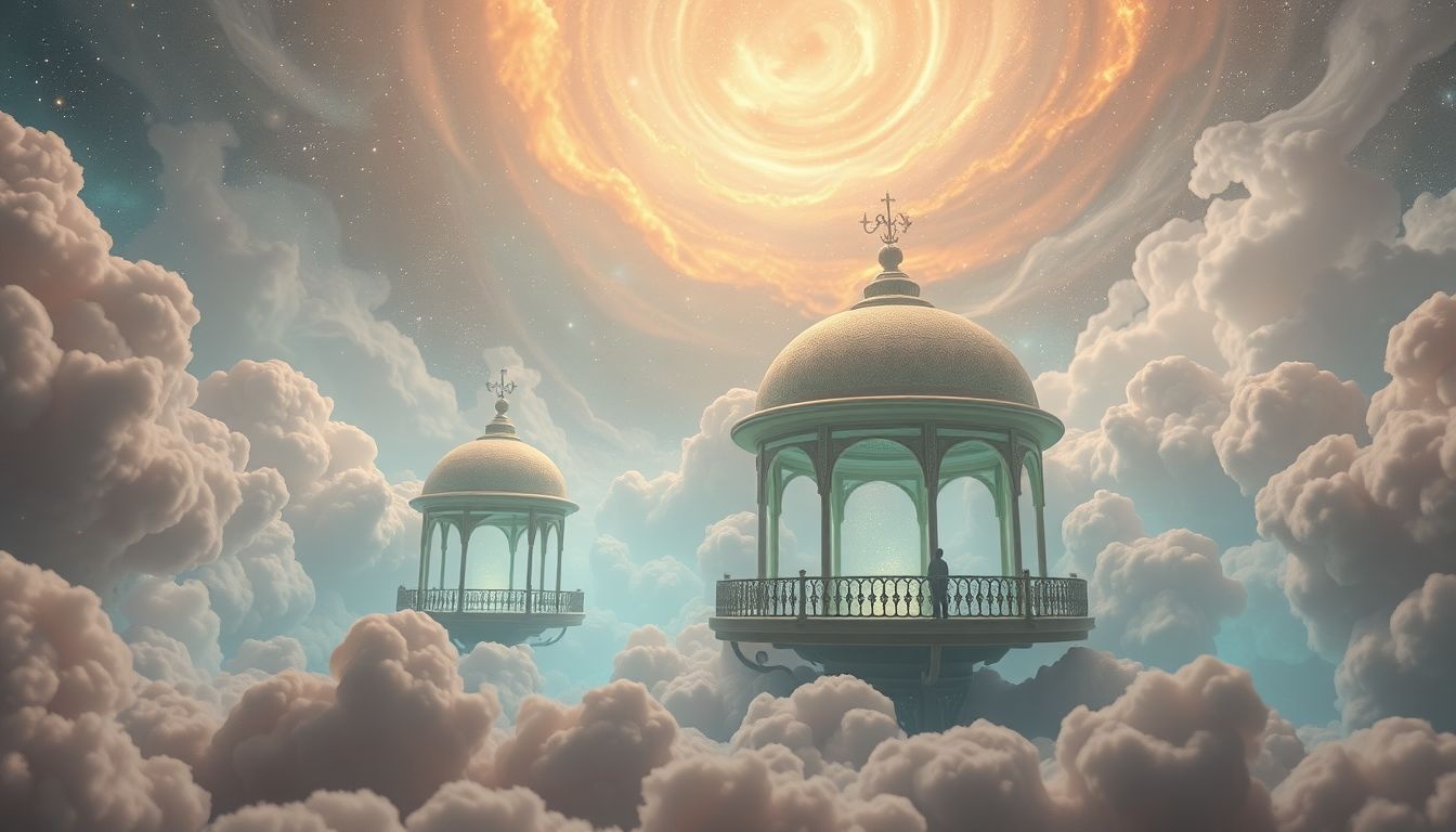Werken in een plezierpaviljoen symboliseert vreugde en creatieve vrijheid.