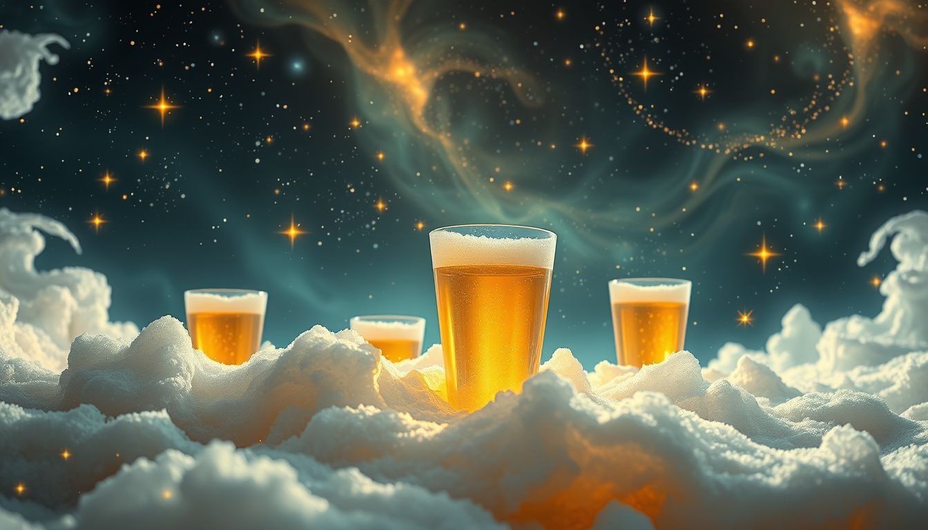 Dromen over bier symboliseren vaak ontspanning en sociale verbondenheid.