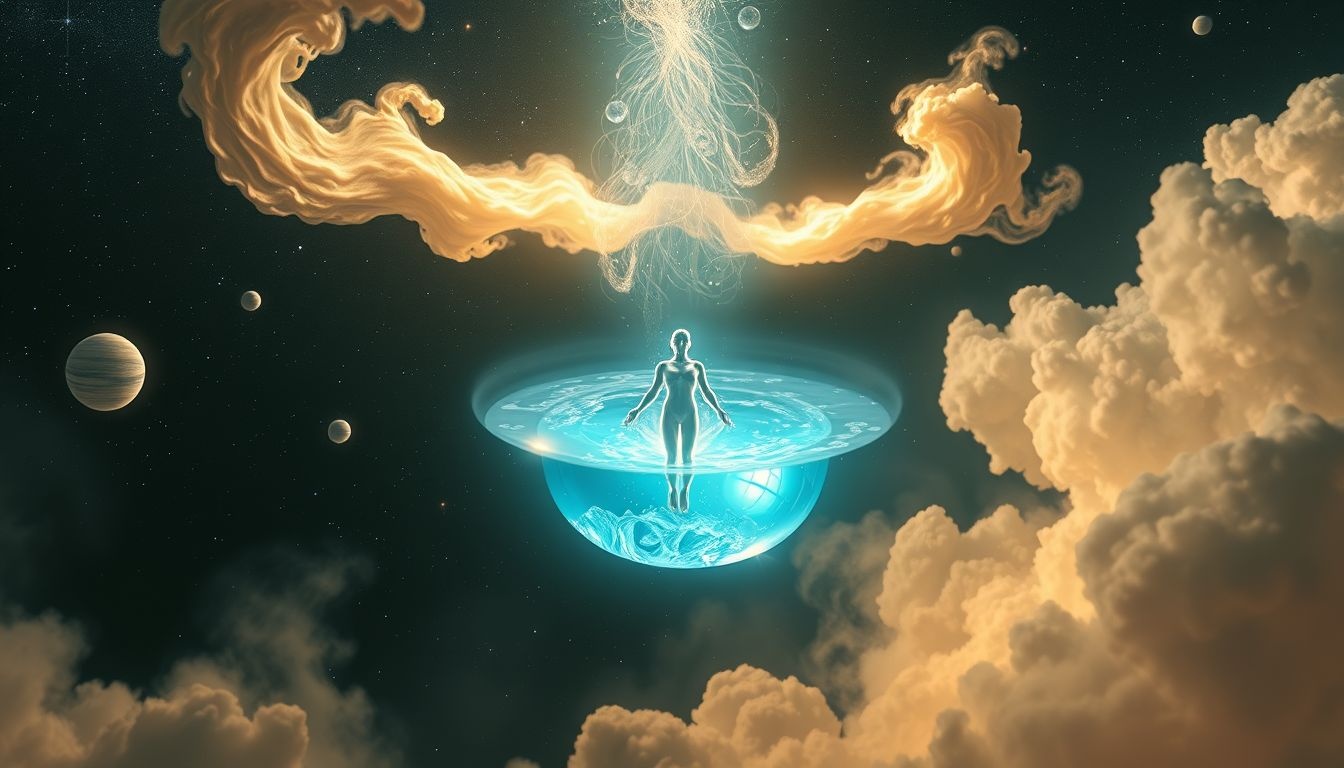 Vallen in een waterbak symboliseert onverwachte emoties en kwetsbaarheid.