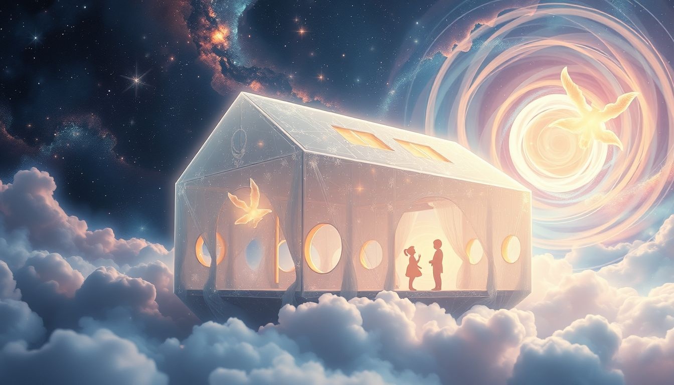Droom 16 symboliseert onschuld en verborgen emoties in barakvol kindergezichten.