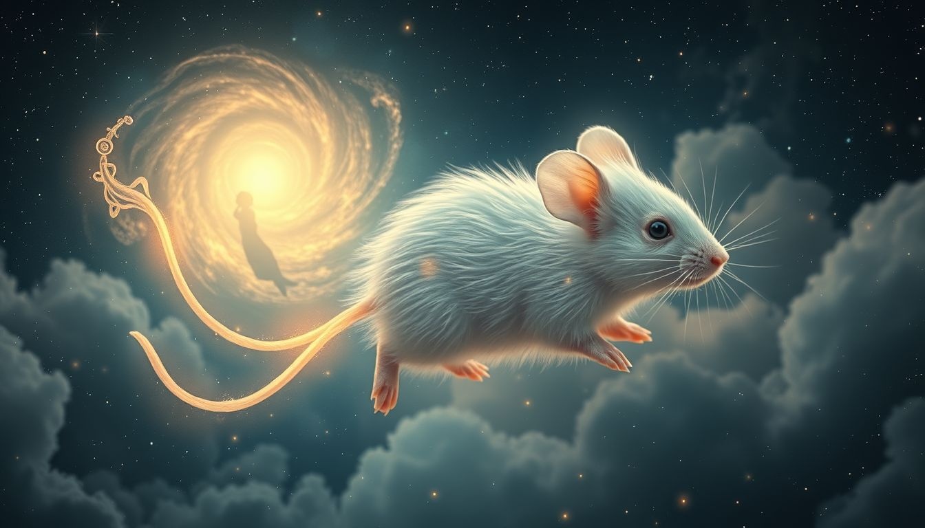 Een woelmuis in je droom symboliseert verborgen angsten die je volgen.