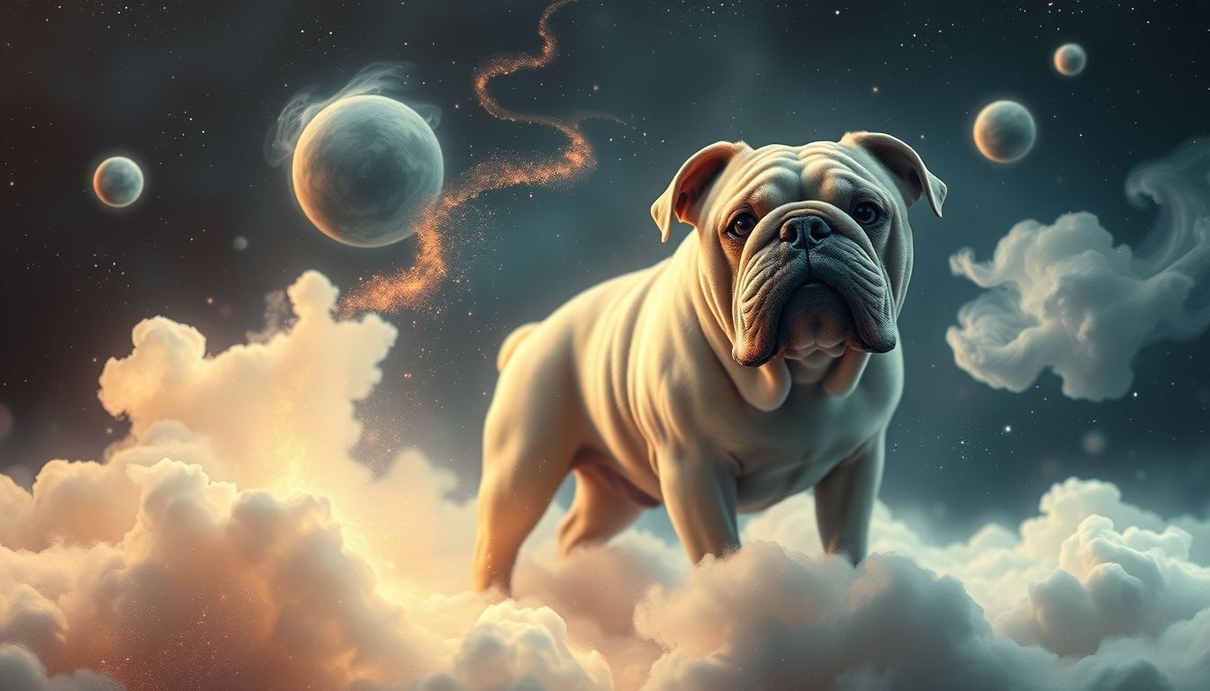 Een stervende bulldog in een droom symboliseert loslaten en verandering.