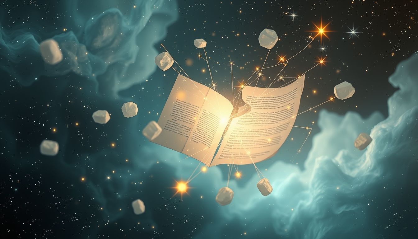 Droom 18 symboliseert het willen verbinden van losse herinneringen.