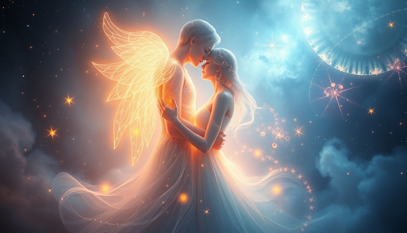 Een liefdevolle meester symboliseert innerlijke groei en vertrouwen.
