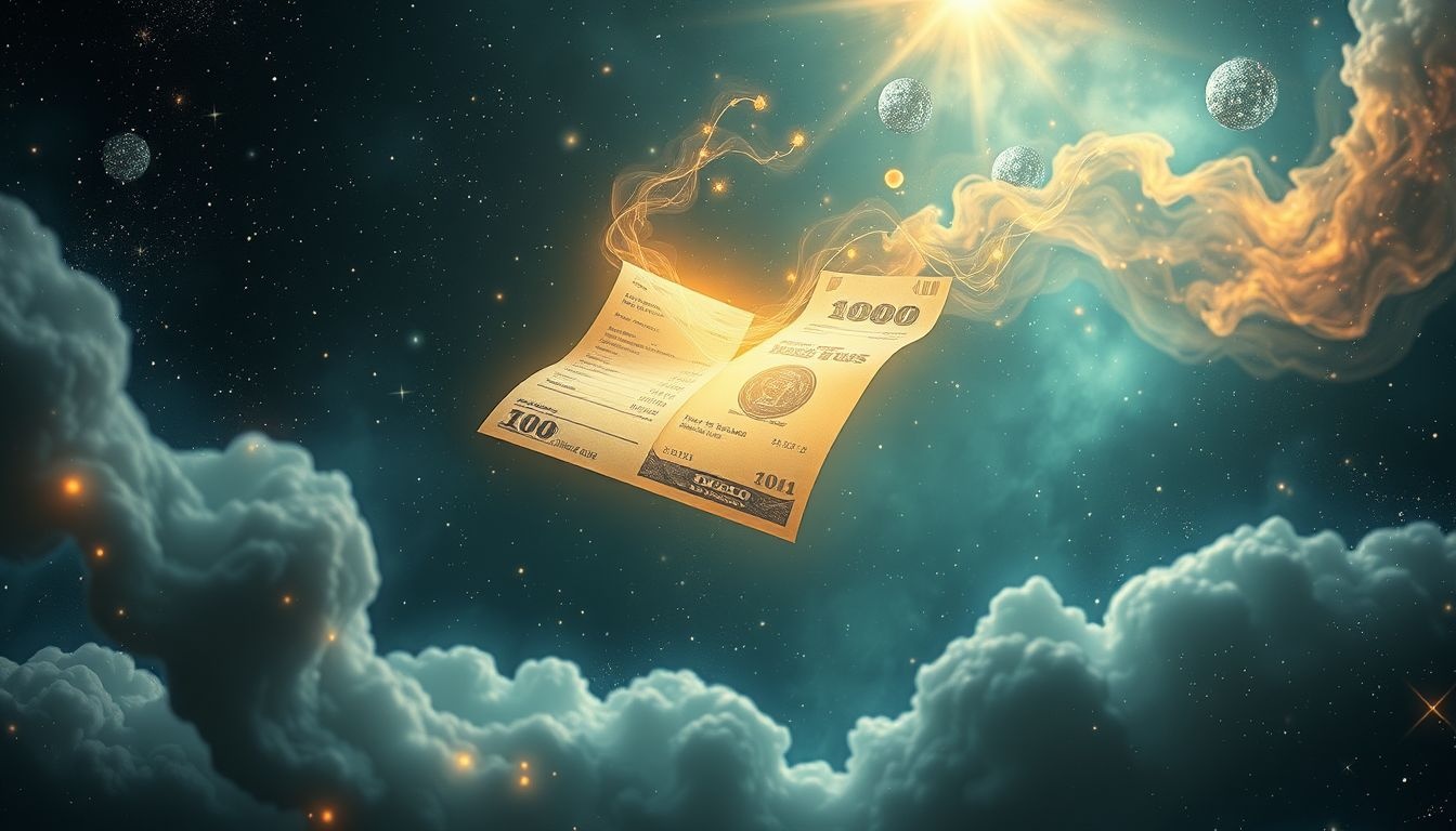 Een veranderende rekening symboliseert onverwachte wendingen in je leven.