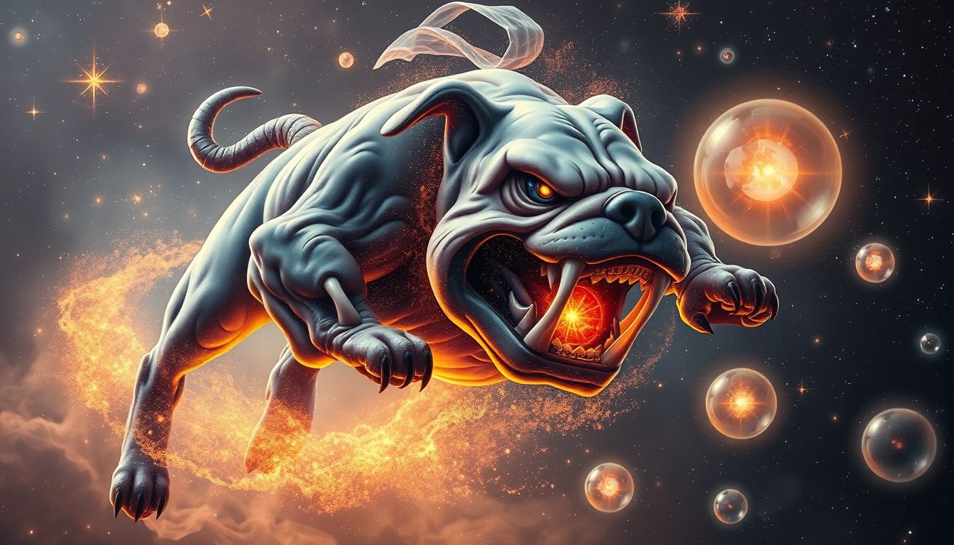 Een agressieve bulldog droomt waarschuwt voor naderend conflict.