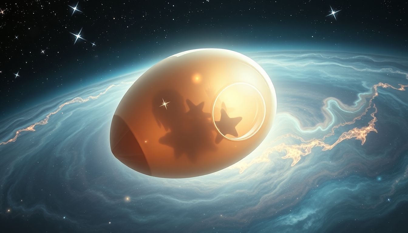 Een cocon symboliseert innerlijke transformatie en verborgen potentieel.