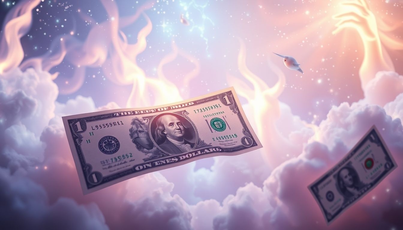 Dromen over dollars als brandstof symboliseert investeringen in persoonlijke groei.