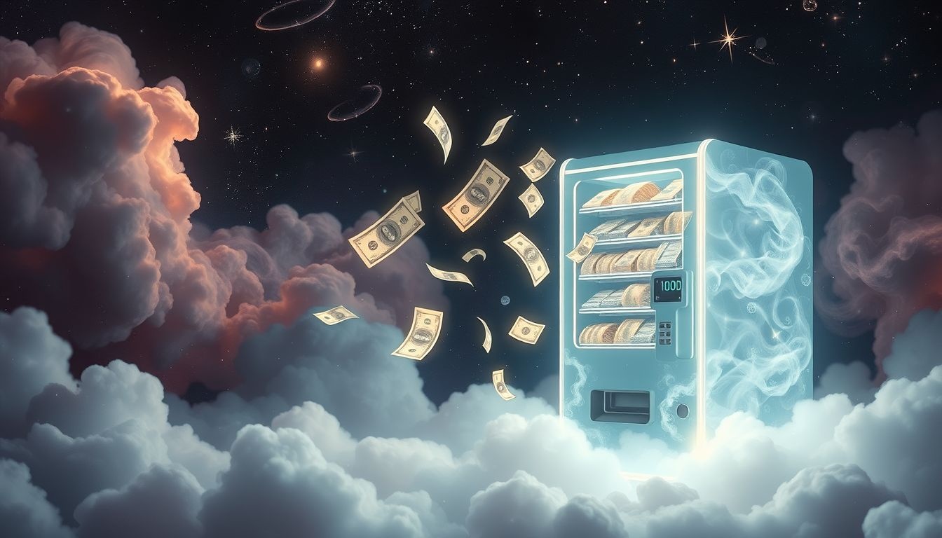 Droomautomaten symboliseren onverwachte financiële winst of kansen.
