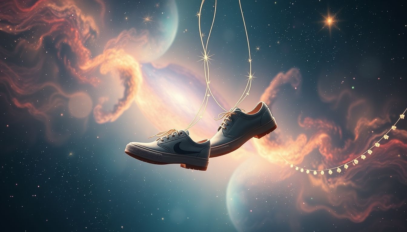 Twee verschillende schoenen symboliseren conflicterende keuzes in je leven.