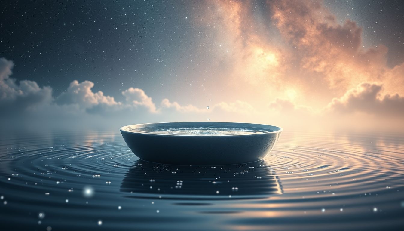 Droom 31 symboliseert emotionele zuivering door een tranenwaterbak.