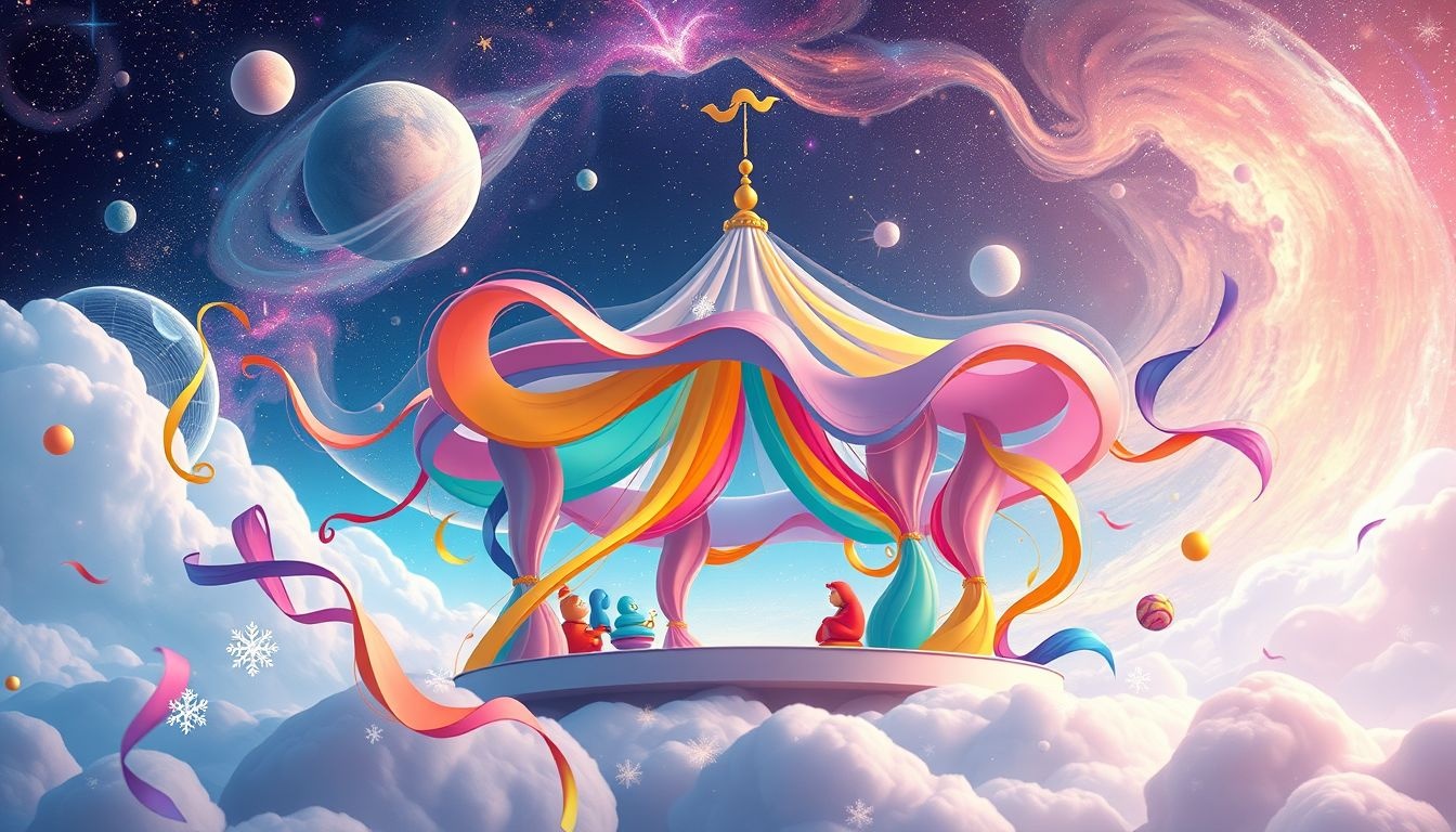 Een plezierpaviljoen in dromen symboliseert vreugde en creativiteit.
