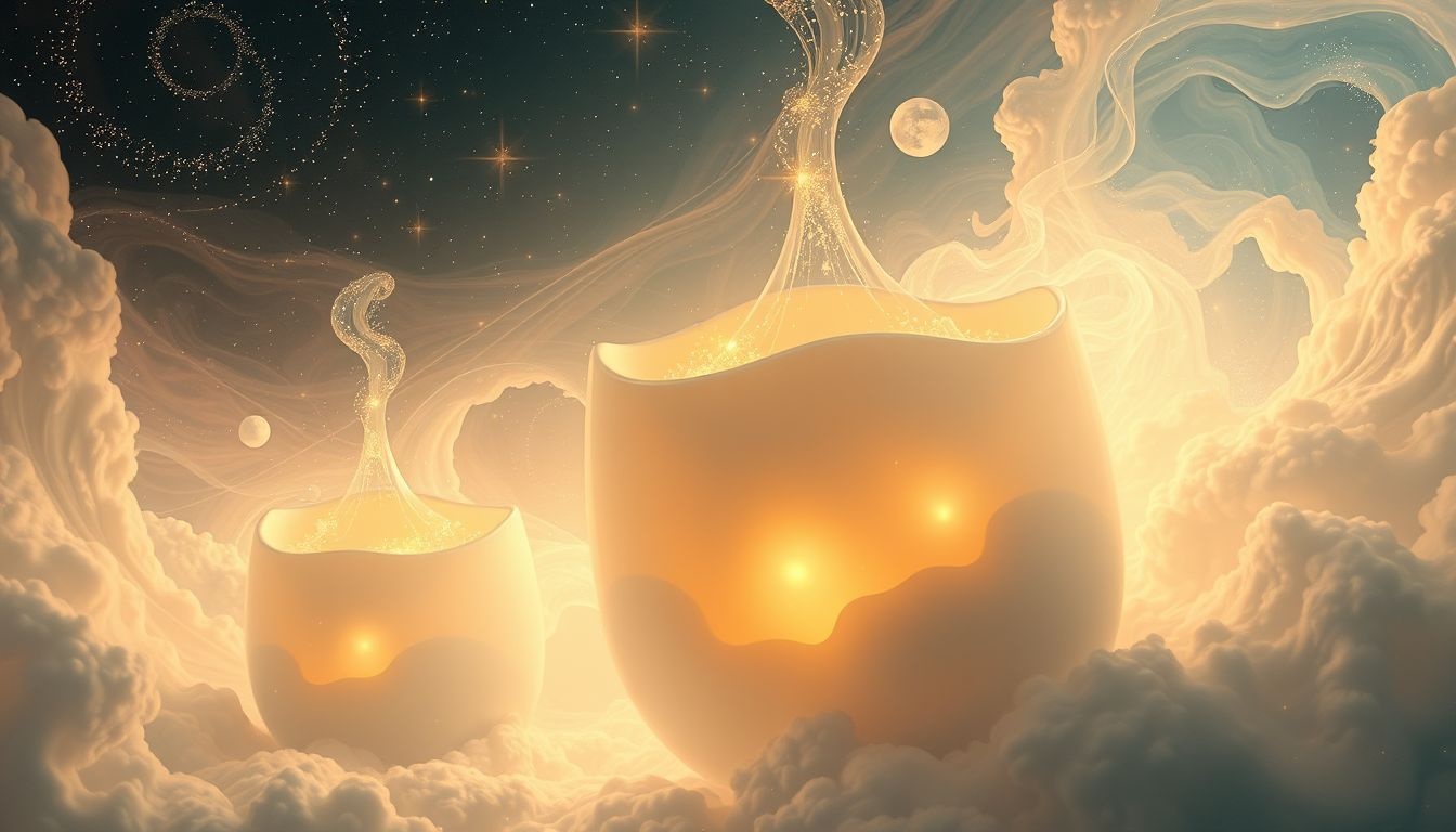 Een volle wijnton symboliseert overvloed en emotionele vervulling in dromen.