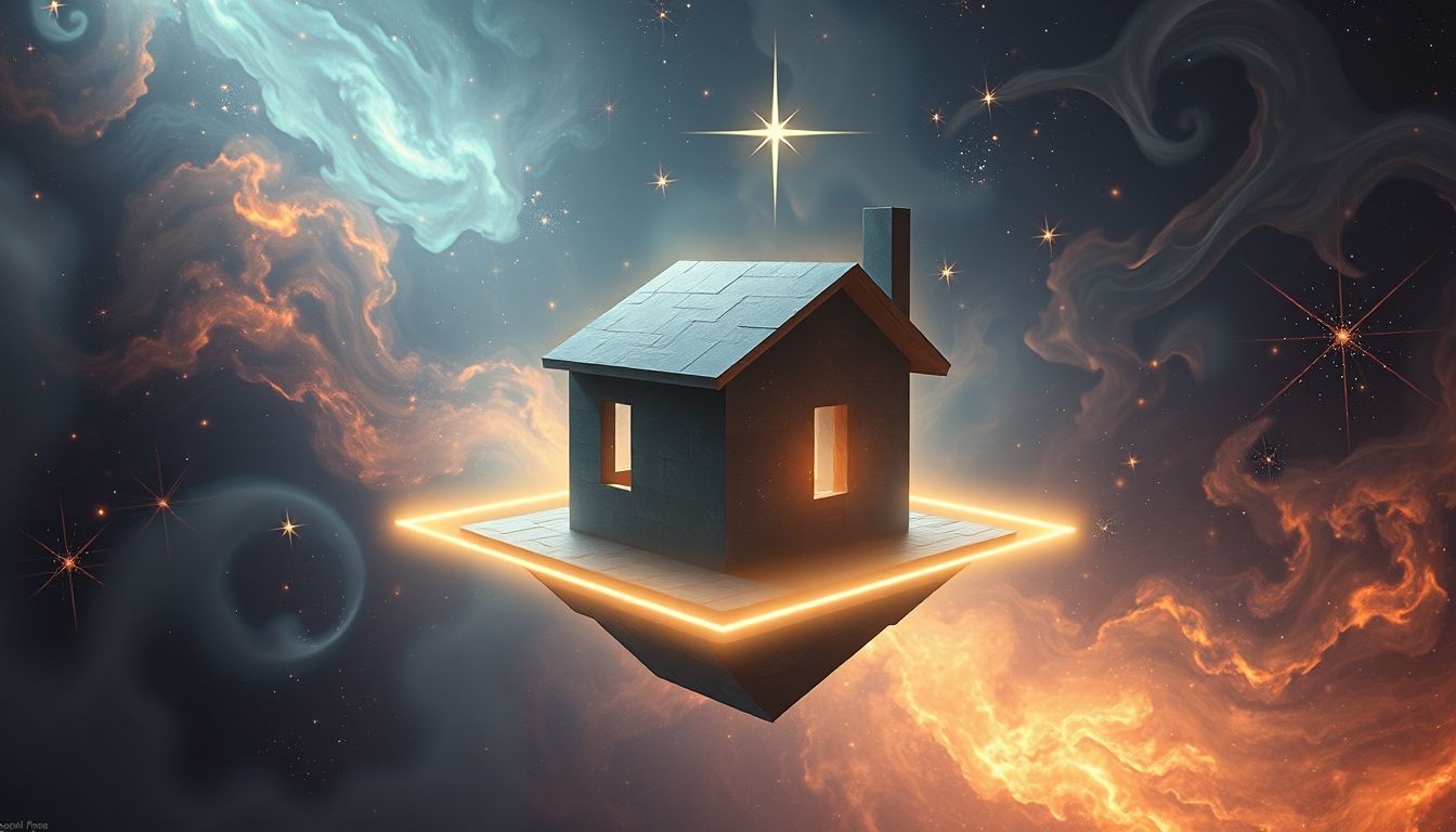 Veilig zijn in een gebouw symboliseert bescherming tegen innerlijke angsten.