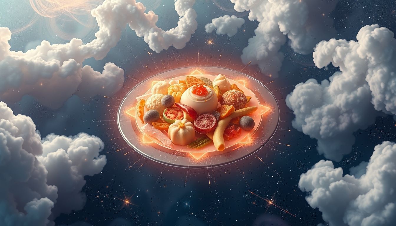 Dromen over een gerecht symboliseert verlangen naar emotionele vervulling.